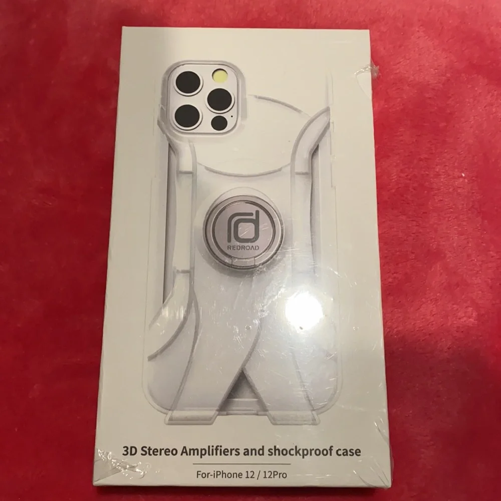 Redroad Shockproof for iPhone 12 Pro Case - 3D Protection Stereo Amplifi…